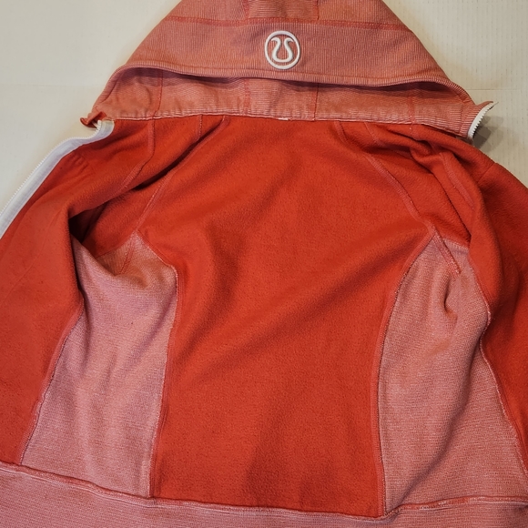 Womans coral Lululemon sweater - Picture 5 of 7